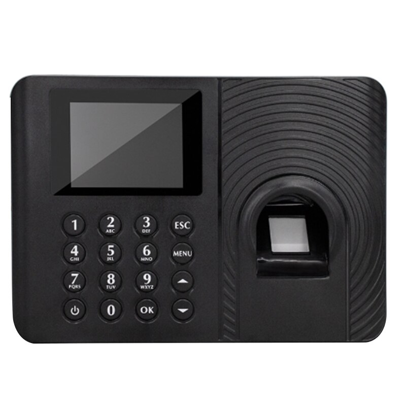 Biometric Attendance System Fingerprint Reader Time Clock Employee Attendance Machine Access Control Commuting Punch Card Machin: Default Title