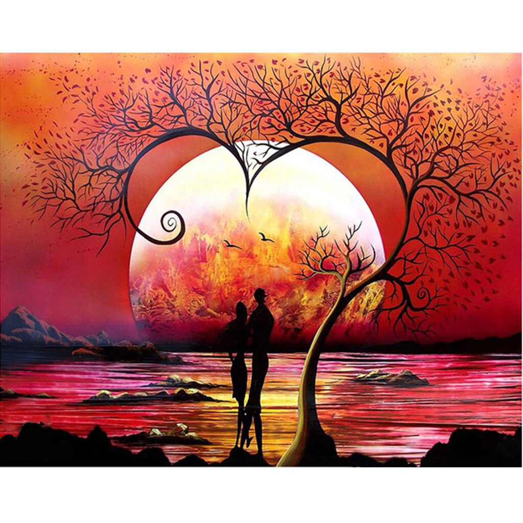 Diamond embroidery scenery series 5D DIY diamond round diamond cross embroidery decoration full of diamonds: 8