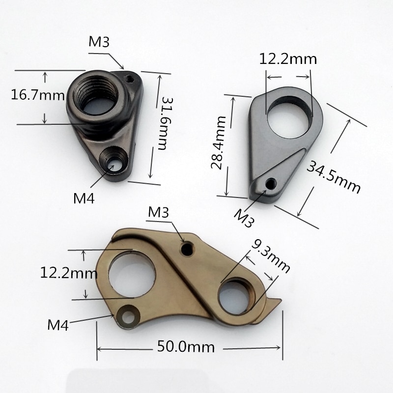 2 stücke zyklus hinten getriebe mech schaltwerk kleiderbüGel fahrrad ausfallenden Bausatz für Riesen XTC SLR 12x142 RIESEN Trance obsesAnthem Lust Intrigen