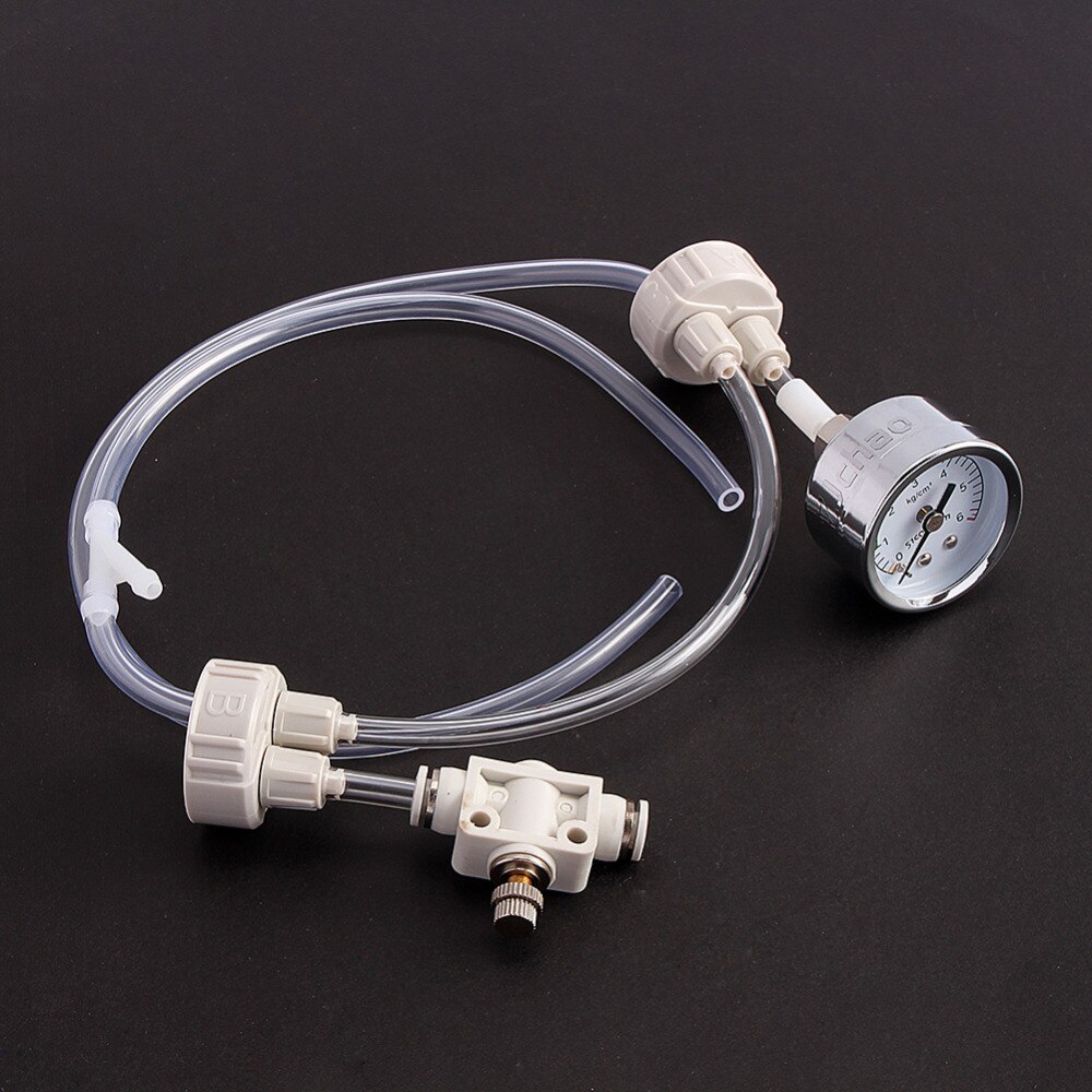 Aquarium DIY CO2 Generator System Kit with Pressure Air Adjustment Water Plant Fish Tank Aquarium Co2 Valve Diffuser