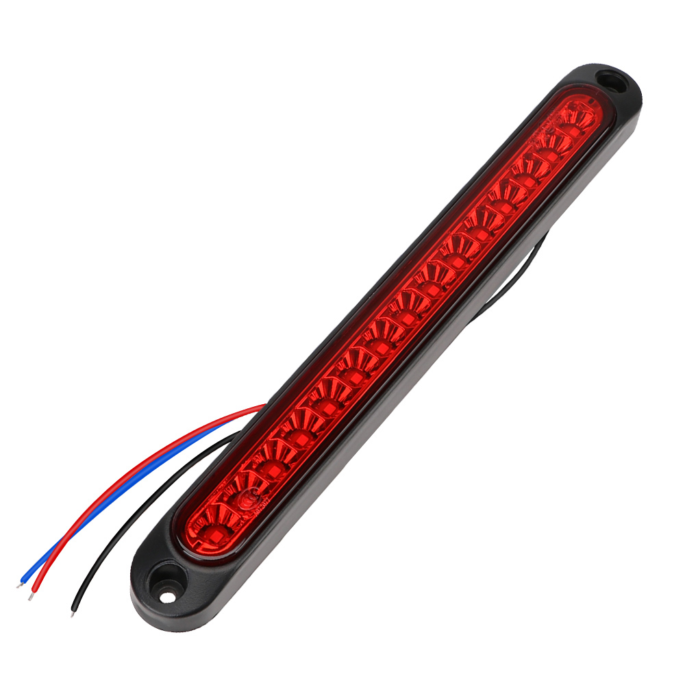 Blinker Bremslicht Heck bremsleuchte für LKW-Anhänger LKW Bus Auto Lichter 15led Licht leiste Warn rücklicht: Default Title
