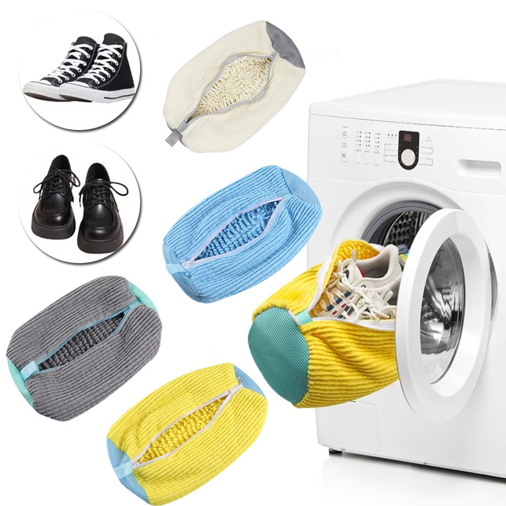 Bolsa para lavadora de zapatos – Bolsa para ropa para zapatillas para lavadora y secadora, duradera y reutilizable para todos los zapatos