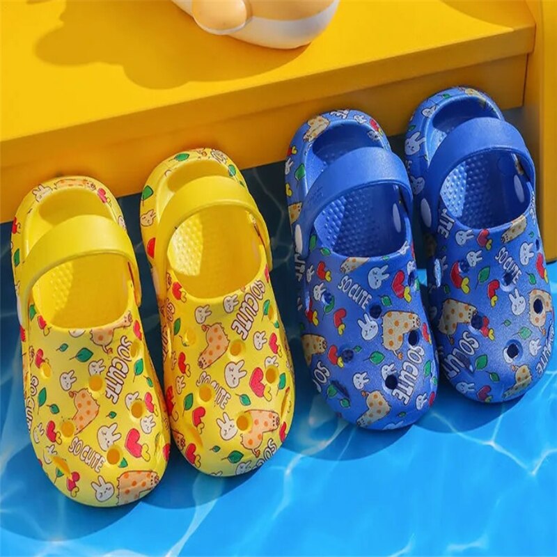 Children Garden Shoes Boys and Girls Cartoon Sandal Summer Slippers Kids Garden Baby Sandals