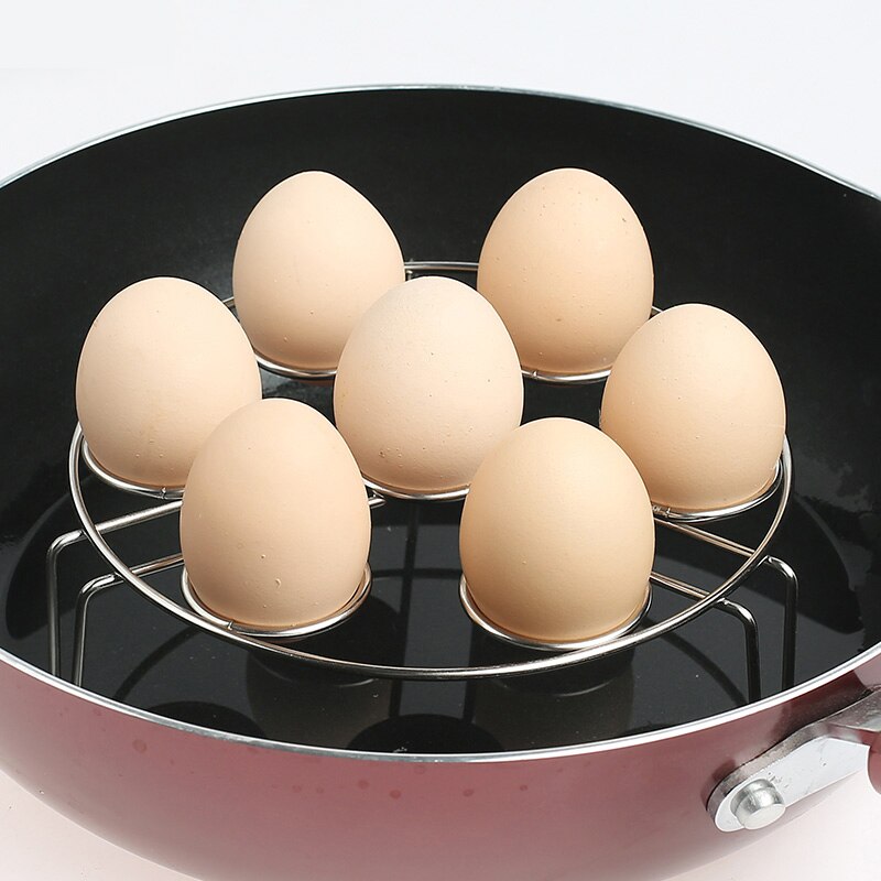 Asas de acero inoxidable para vaporizador de huevos resistentes al calor se adapta a Olla instantánea cocinar 14 huevos accesorios de maceta de actualización multiusos