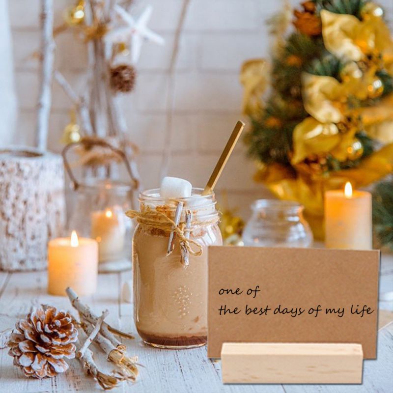 Manualidades de madera tarjeta de visita carpeta de notas decoración de muebles para el hogar gabinete de vino muebles tarjetas de mensajes manuales