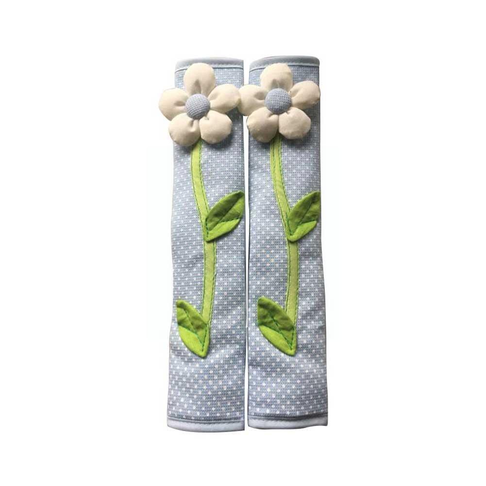 Cubierta de mango de tela para puerta de frigorífico, accesorios para el hogar, guantes dobles, perilla de algodón, L7s2