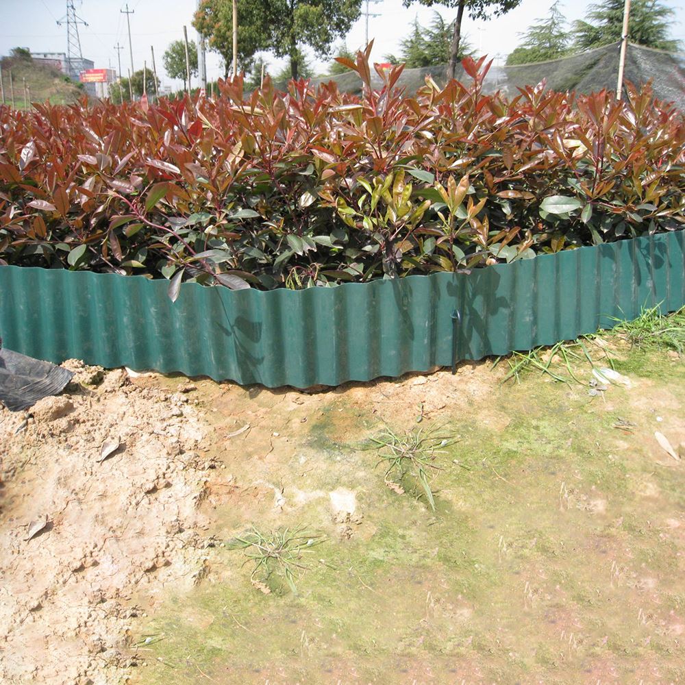 Hage plen kant kant gjerde plast landskap gress gjerde vei gress vegg kant for blomsterbed hage utstyr