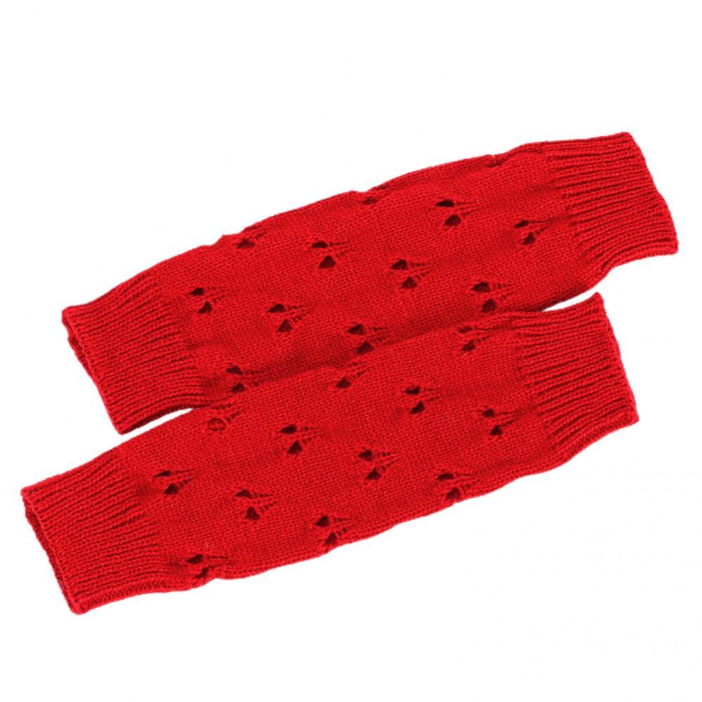 Paire de gants de poignet, 1 paire, cœur creux, résistant à l'usure, , Jacquard, cœur, sans doigts