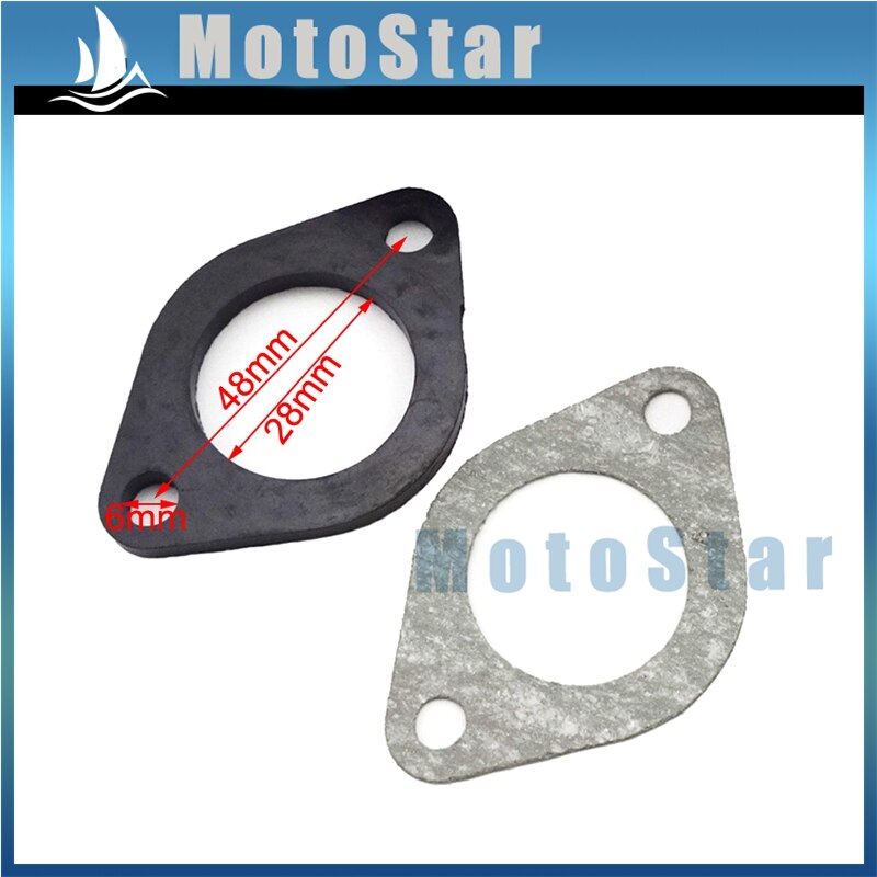 Juntas de entrada de colector de carburador para motocicleta, pieza para Mikuni VM24 Keihin PE24 PE26 PE28 OKO, 28mm