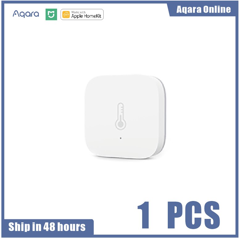 Aqara Smart Temperature Humidity Sensor Air Pressure Wireless Aqara Sensor Remote Control ZigBee Wifi Connection For Xiaomi Home: 1 pcs