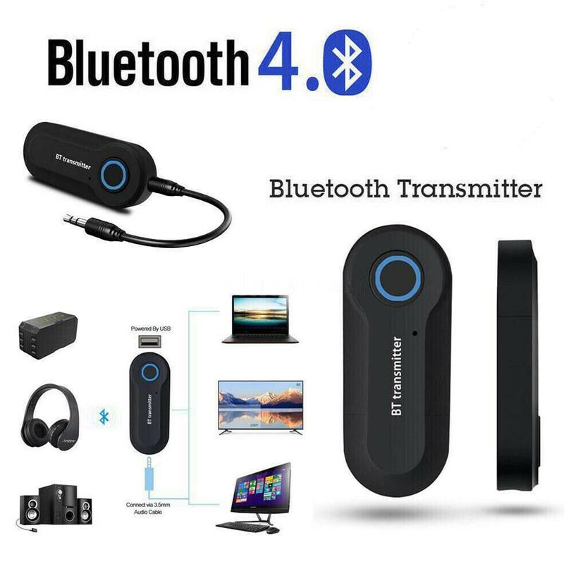 Bluetooth Zender 3.5MM Jack Audio Adapter Draadloze Bluetooth 4.0 Stereo Audio Transmitter Adapter voor Hoofdtelefoon TV