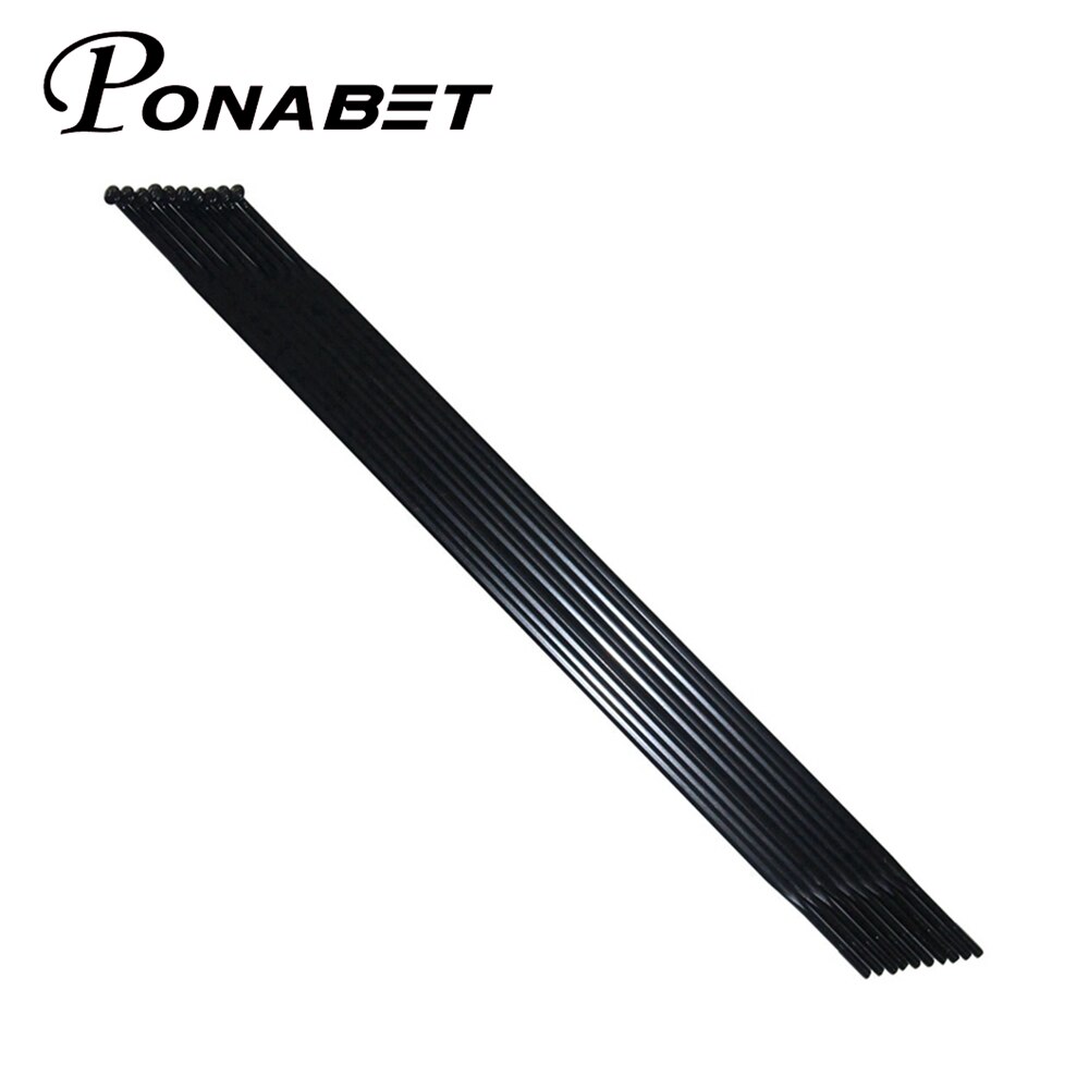 PONABET CN mac Aero 494 bladed spoke [black ] [J-Bend] + CN alloy nipples