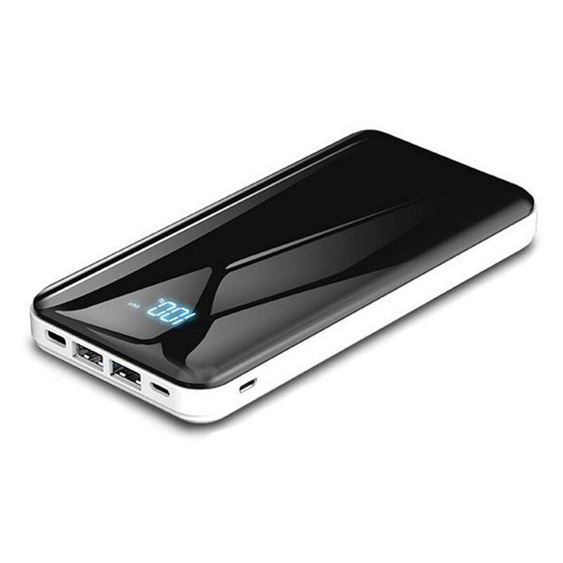 30000mAh moc Bank Powerbank zewnętrzna ładowarka podróżna LCD cyfrowy wyświetlacz doprowadziło oświetlenie bateria zewnętrzna robić telefonu komórkowego na smartfon: Default Title