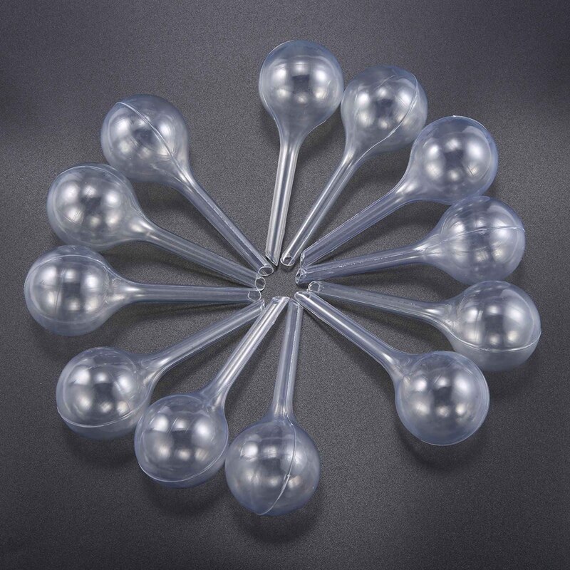 12Pcs Plant Watering Bulbs Automatic Self-Watering Globes Plastic Balls Garden Water Device Watering Bulbs For Plant