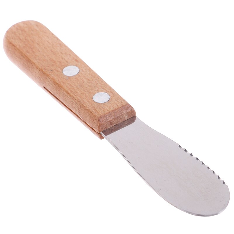 Sandwich Spreader Butter Cheese Slicer Knife Stainless Steel Spatula Kitchen Tool with Wooden Handle