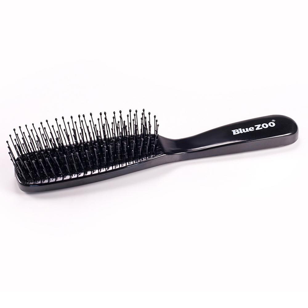 Vrouwen Mannen Detangling Hair Brush Bal Getipt Anti-Statische Massage Hoofdhuid Verminderen Kroezen Nylon Haren Kam Salon Styling Tool