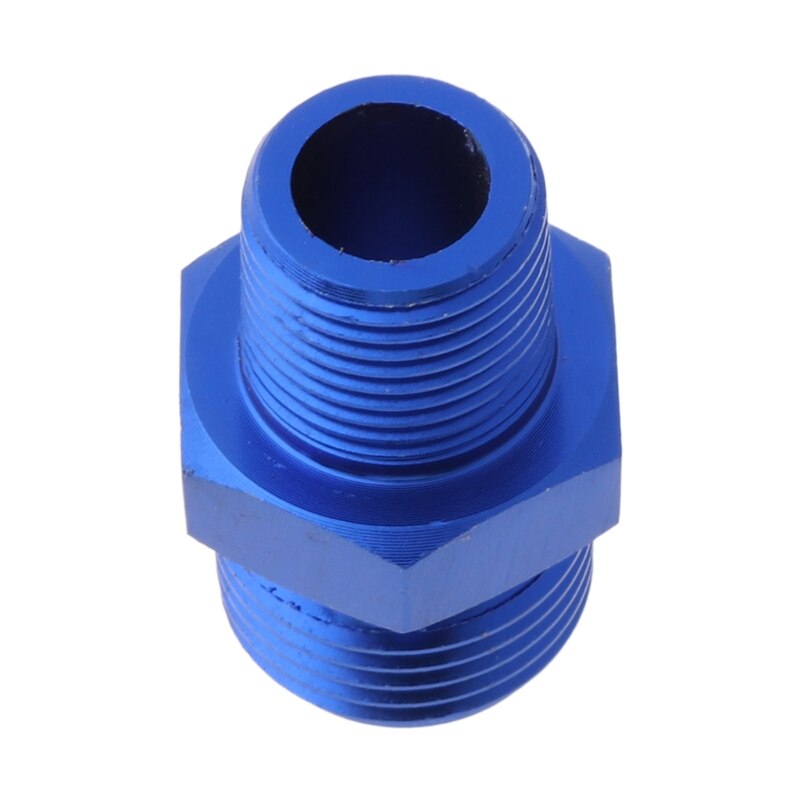 Male AN10 To 3/8'' NPT Thread Aluminum Straight Adapter Pipe Fuel Oil Fitting Adapter