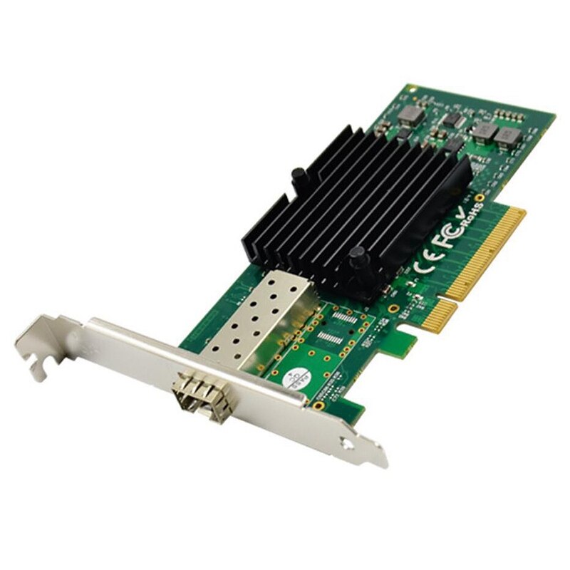 OPQ-PCI-E X8 10 Gigabit serveur carte réseau Fiber PCIe 10GbE SFP + carte réseau Fiber 82599EN