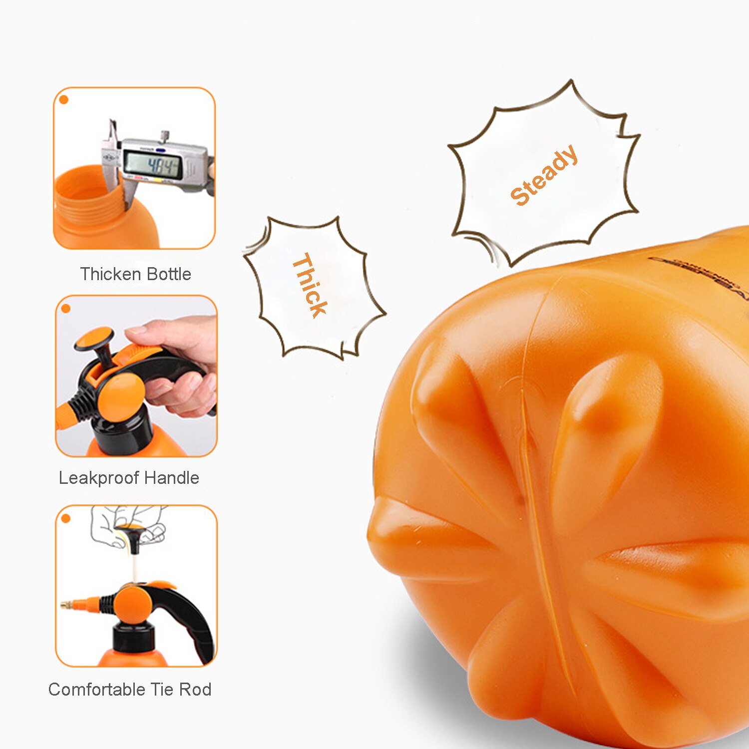 1L Garden Sprayer Pump Handheld Water Sprayers Pressurized Plant Water Mister Sprayer Lawn Mister Bottle for Watering Irrigation