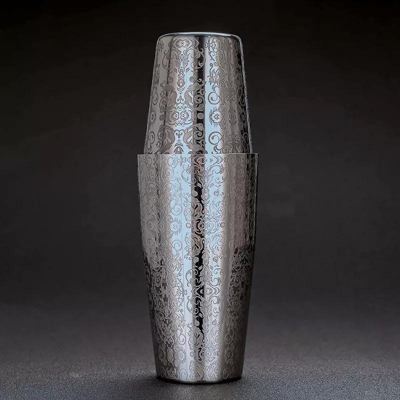 1pc 500ml Stainless Steel Cocktail Shaker Cocktail Mixer Wine Martini Drinking Japanese Style Shaker Party Bar Tools: MULTI