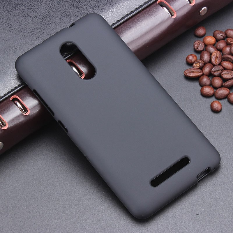 Dla Xiaomi redmi Uwaga 3 zawodowiec żel TPU miękkie anty Skiding silikonowe Obudowa powrót etui na Xiaomi redmi Uwaga3 czerwony ryż uwaga 3 5.5 cal: czarny