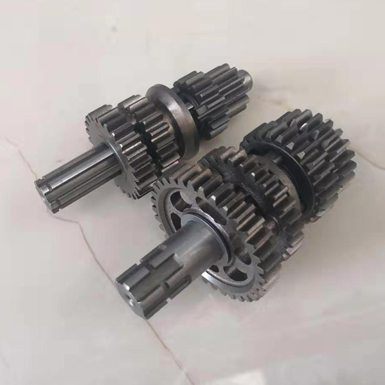 Zongshen Horizontal 125 Main Auxiliary Shaft Assembly of Tricycle Gear Shift Gear Auxiliary Shaft of The Whole Vehicle 2cm