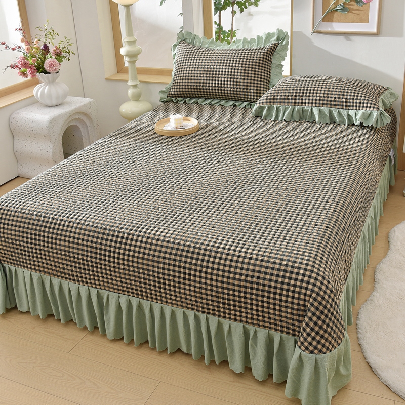 Enkelt sengeteppe til dobbeltseng, jenter og gutter, sengetøy, teppe, tykkere laken, 침대커버 (putetrekk må bestilles)