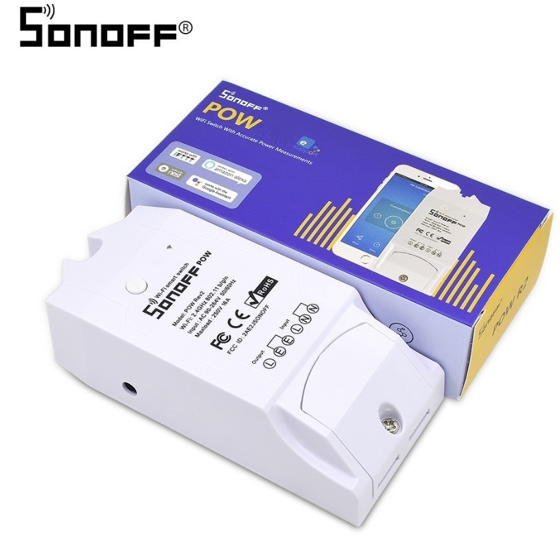 SONOFF POW R2 16A Wifi Switch Controller Real Time Power Consumption Monitor Measurement /Sonoff Basic for Smart Home Automation