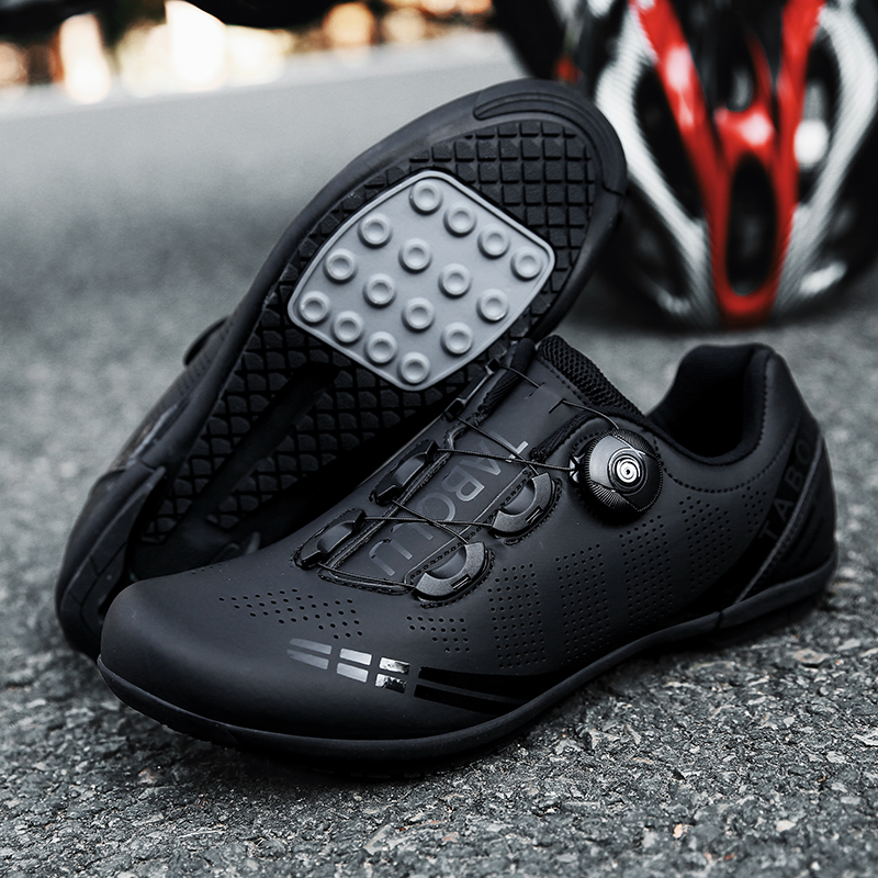 Men No Locking Mountain Bike Shoes Without Cleats Road Bicycle Speed Non Cleat Cycling Shoes Sneaker Flat Pedal Mtb