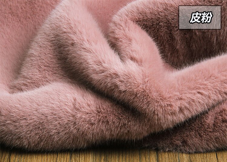 1400G Verdikte Diy Imitatie Nerts Bont Pluche Stof Voor Teller Kledingstuk Homedecor Kunstmatige Wol Fluwelen Stof 0.5X1.6M: hide powder