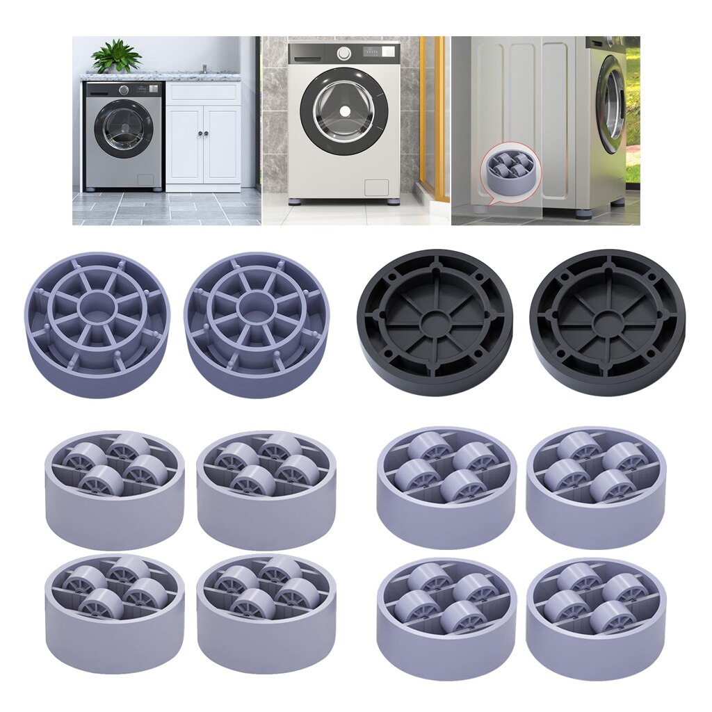 2/4XUniversal Washing Machine Anti Vibration Pad Rubber Vibration Damper Mat