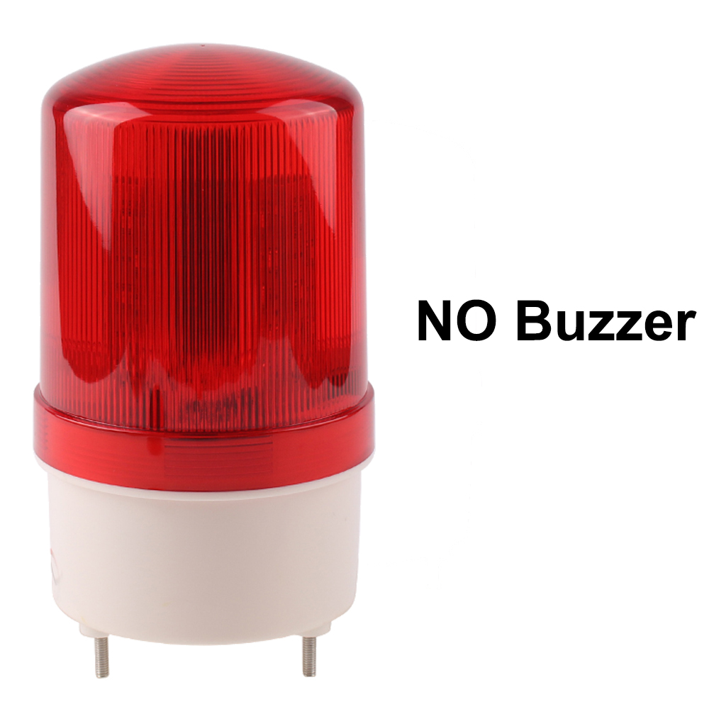 Industrielle akustische visuelle Alarm Summer LTE-1101J rotierendes Licht blinkendes Signal Warnleuchte Blitz Sirene Anzeige LED DC24V12V
