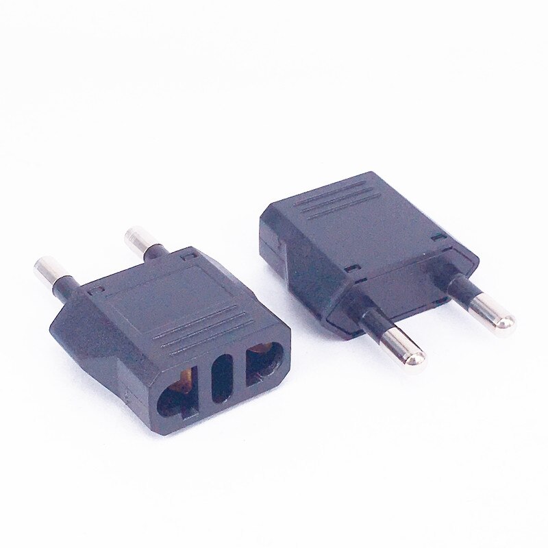 10 stk eu kr stik rejseadapter amerikansk cn us til eu kr euro europæisk strømadapter elektrisk stik konverter stikkontakter