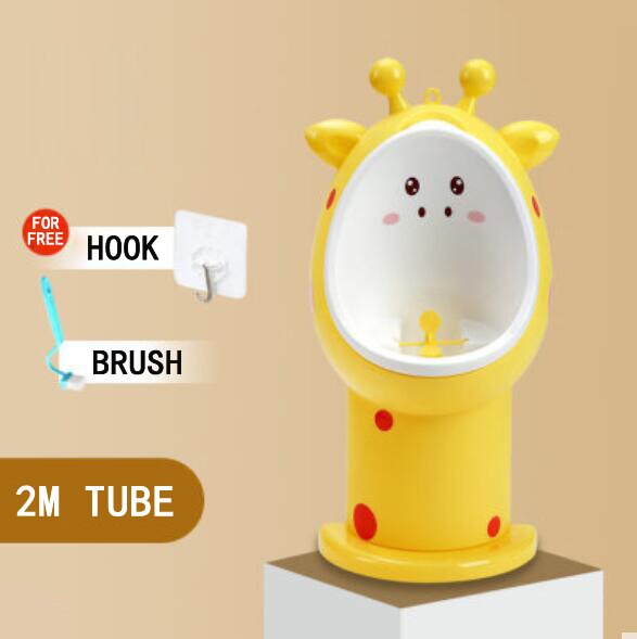 Pot urinoir mural pour enfants | Girafe, bébé garçon, bébés tout-petits, pot tasse urinoirs muraux, toilettes formation enfants, Stand urinoir Vertical pour garçons: yellow