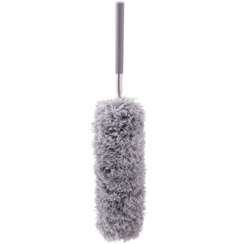 Microfiber Duster for Cleaning with Extension Pole,Extendable Up to 100 Inches Handle and Bendable Head Duster: Default Title
