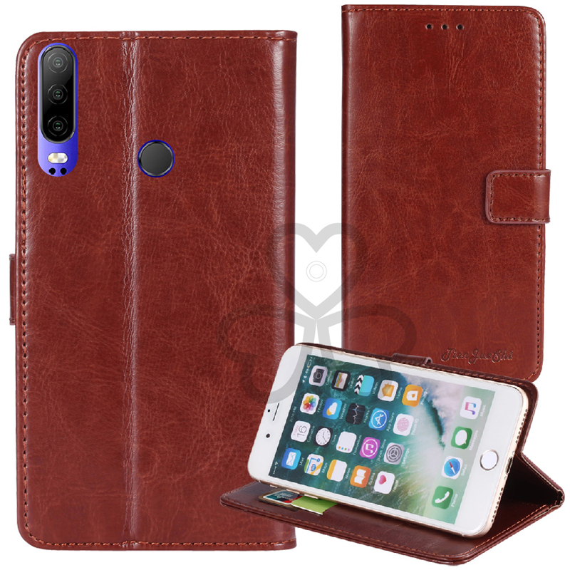 TienJueShi Flip Retro PU protector libro soporte Funda de cuero para teléfono DUODUOGO P20 P26 P30 funda cartera piel Etui