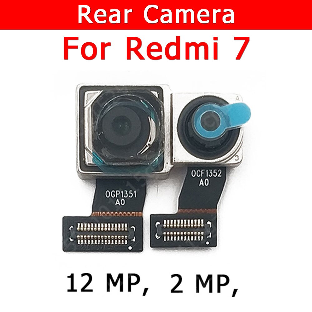 Caméra arrière pour Xiaomi Redmi 7, pièce de rechange, avec câble flexible, Module principal