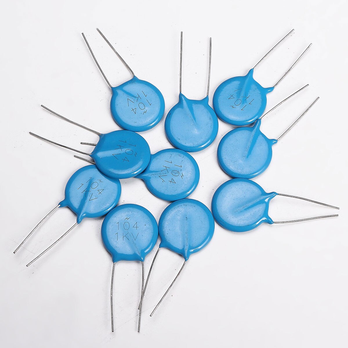Kit surtido de condensadores cerámicos de alta tensión 1KV/2KV/3KV de 20 valores 200 Uds más nuevos