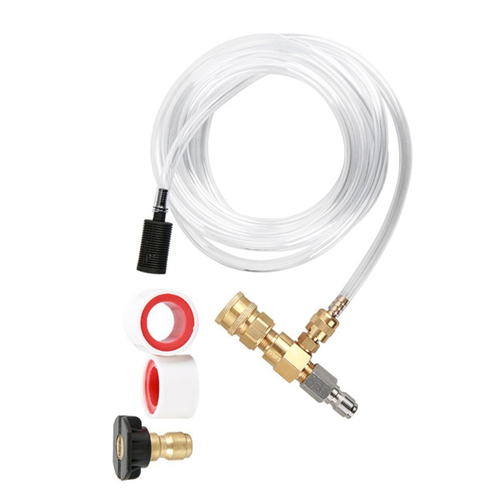 High Pressure Washer Adapter Set, Quick Disconnect Hose Fittings Kit, Quick Connect Metric M22-14 Female Thread to Male Fitting 8PCS 3/8'' Quick