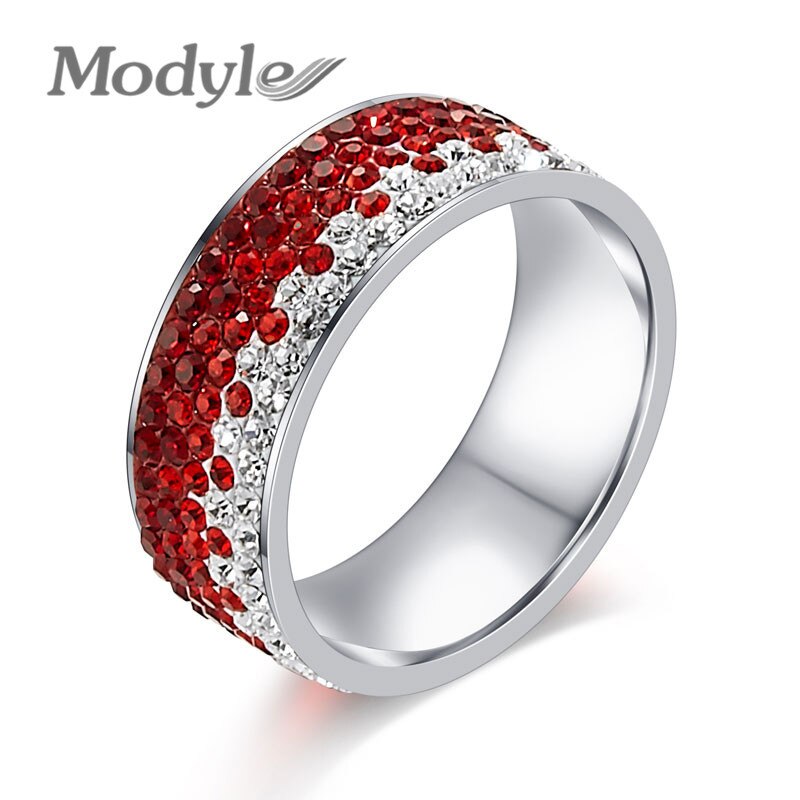 Modyle Zirkoon Ringen Clear CZ Goud-Kleur Ringen voor Vrouwen Mode-sieraden