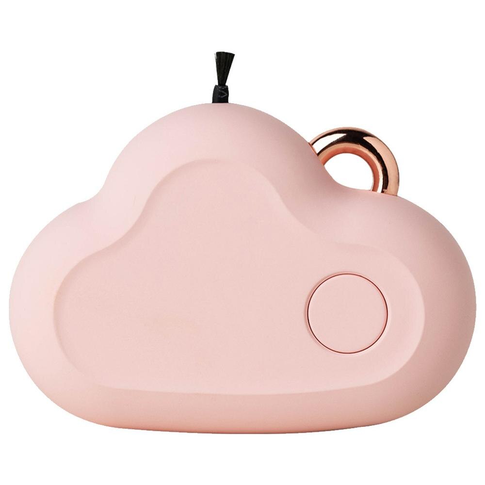 Household Cloud Air Purifier Personal USB Portable Wearable Necklace Negative Ion Air Freshener Small Air Conditioning: Pink   1pc