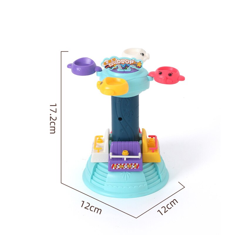 Miniature Amusement Park Model Pretend Play Educational Toys For Children Funny Assemble Block Scenes Kids Toy Kit