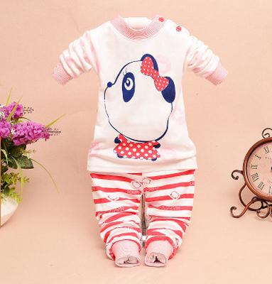bébé vêtements bébé sous-vêtements imprimer coton ensembles automne et sous-vêtements d'hiver vêtements de bébé 1-3 ans vêtements: three / 6M