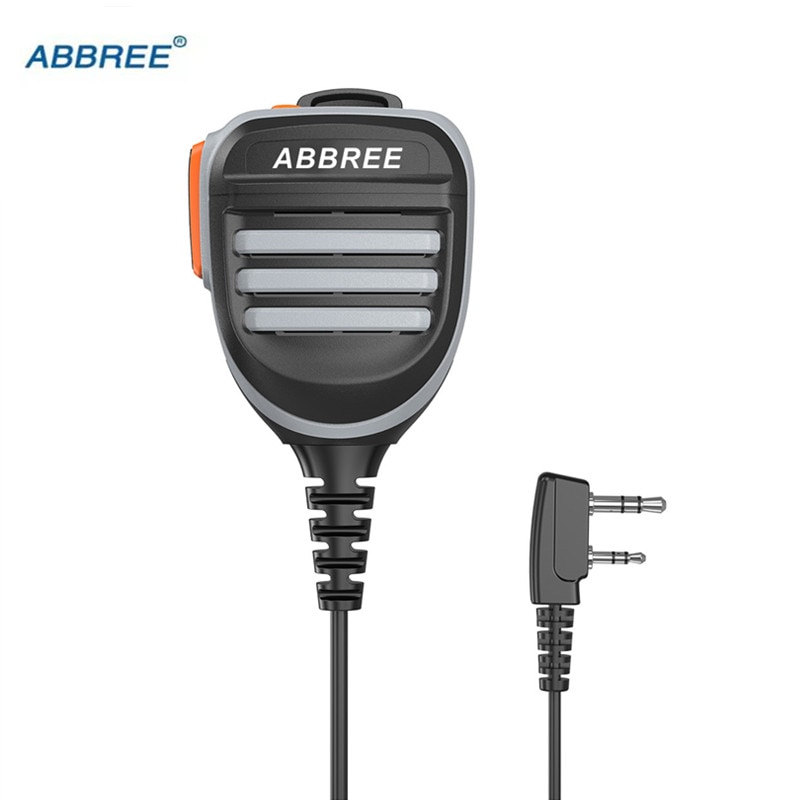 Abbree – haut-parleur AR-780 PTT étanche à distance, Microphone pour Radio bidirectionnelle Baofeng UV-5R BF-888S UV-10 UV-13PRO AR-518