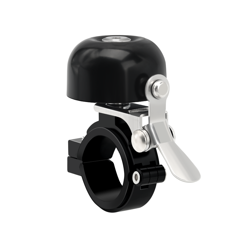 Timbre de bicicleta con sonido fuerte y claro, anillo de manillar de acero y cobre para bicicleta de montaña y carretera, bocina de seguridad, alarma de advertencia, accesorios de ciclismo: Default Title