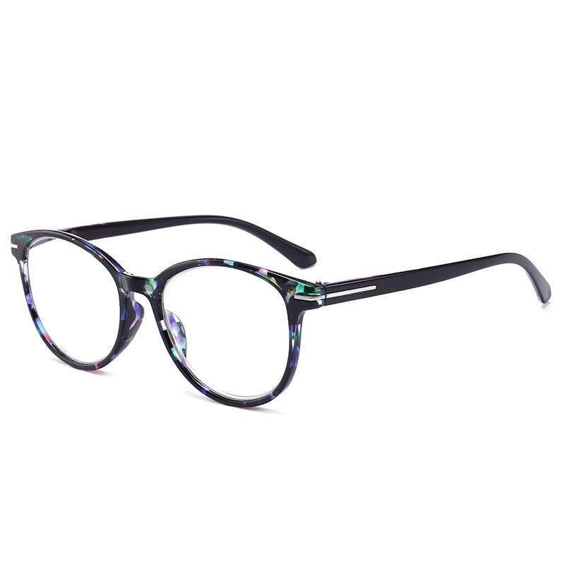 Læsebriller kvinder mænd retro business hyperopi receptpligtige briller ultra-clear vision vintage briller: +250 / Violet