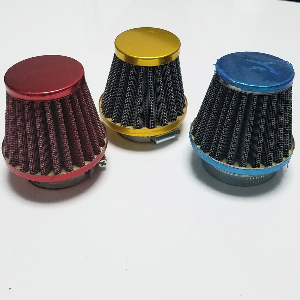 Rød 38mm luftfilter for  gy6 50cc qmb 139 kinesisk scooter moped atv dirt bike 50cc-125cc