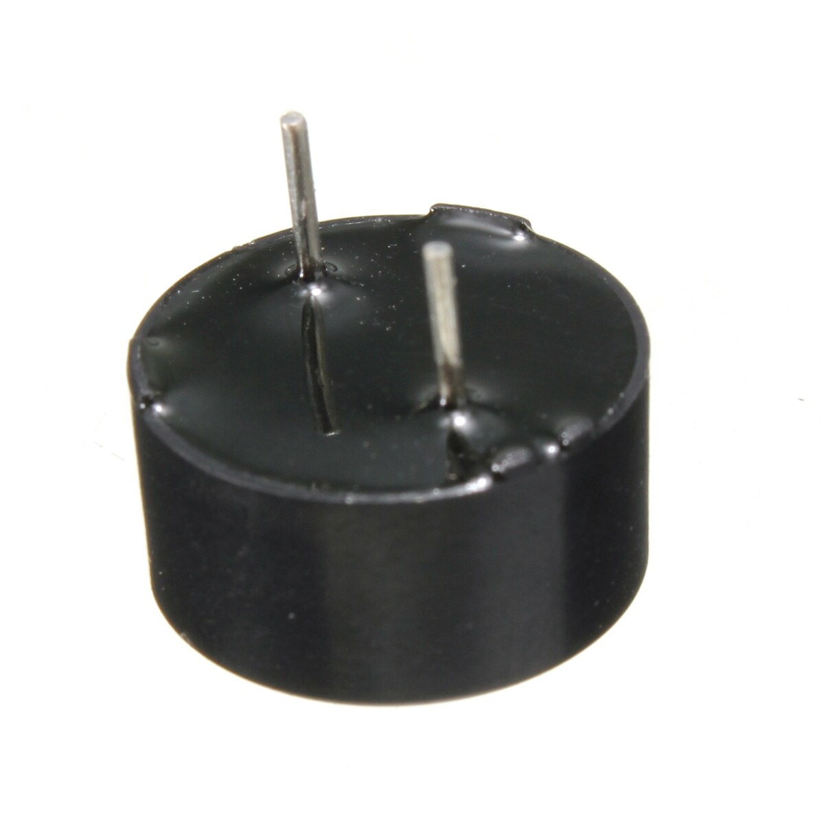 Piezo Buzzer AC 1-3V noir | 10 pièces, piézoélectrique passif électronique, 2 broches, 14x7mm