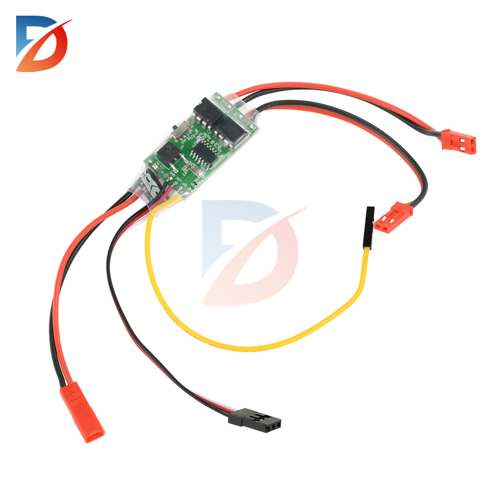 Brushed ESC module dual bidirectional ESC brushed ESC speed controller 2S 3S lithium battery 5A FOR model ship tank RC model