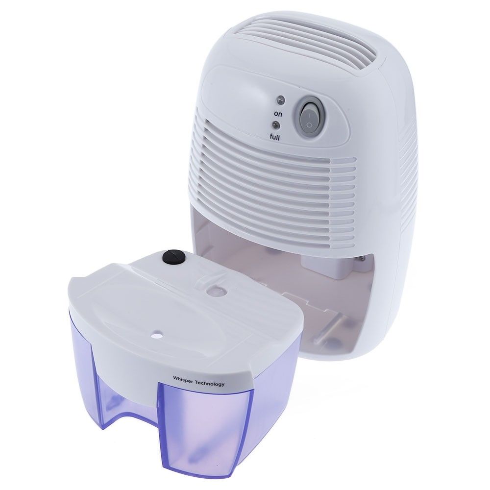 CAHOT-deshumidificador de aire desecante de secadora, minihumidificador portátil de 500ml para oficina en casa, absorbente de humedad, gabinete deshumidificador de poco ruido